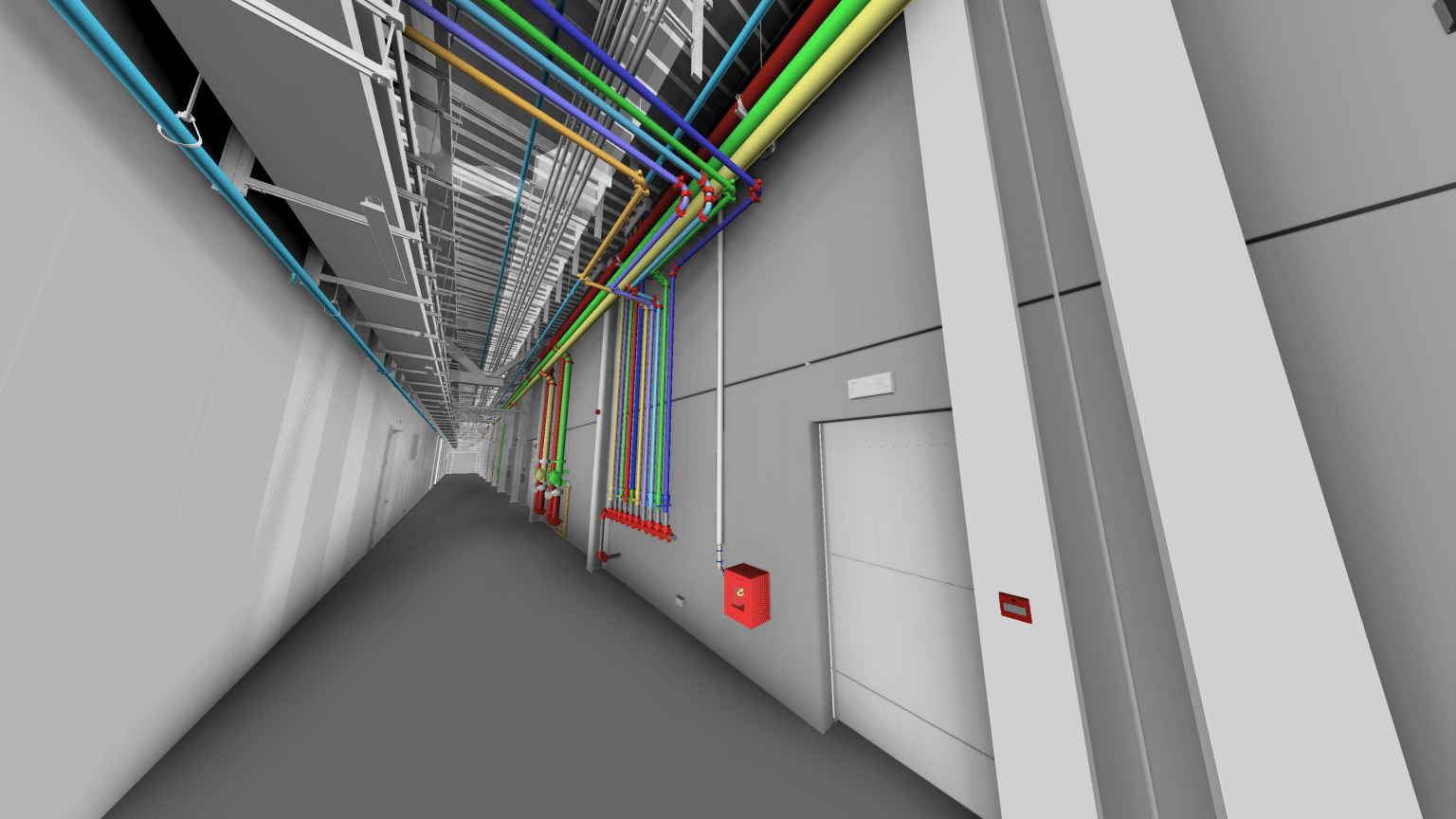 corridor drain point